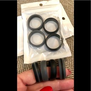 Lake Rings, Beach Rings, Silicone Wedding Band